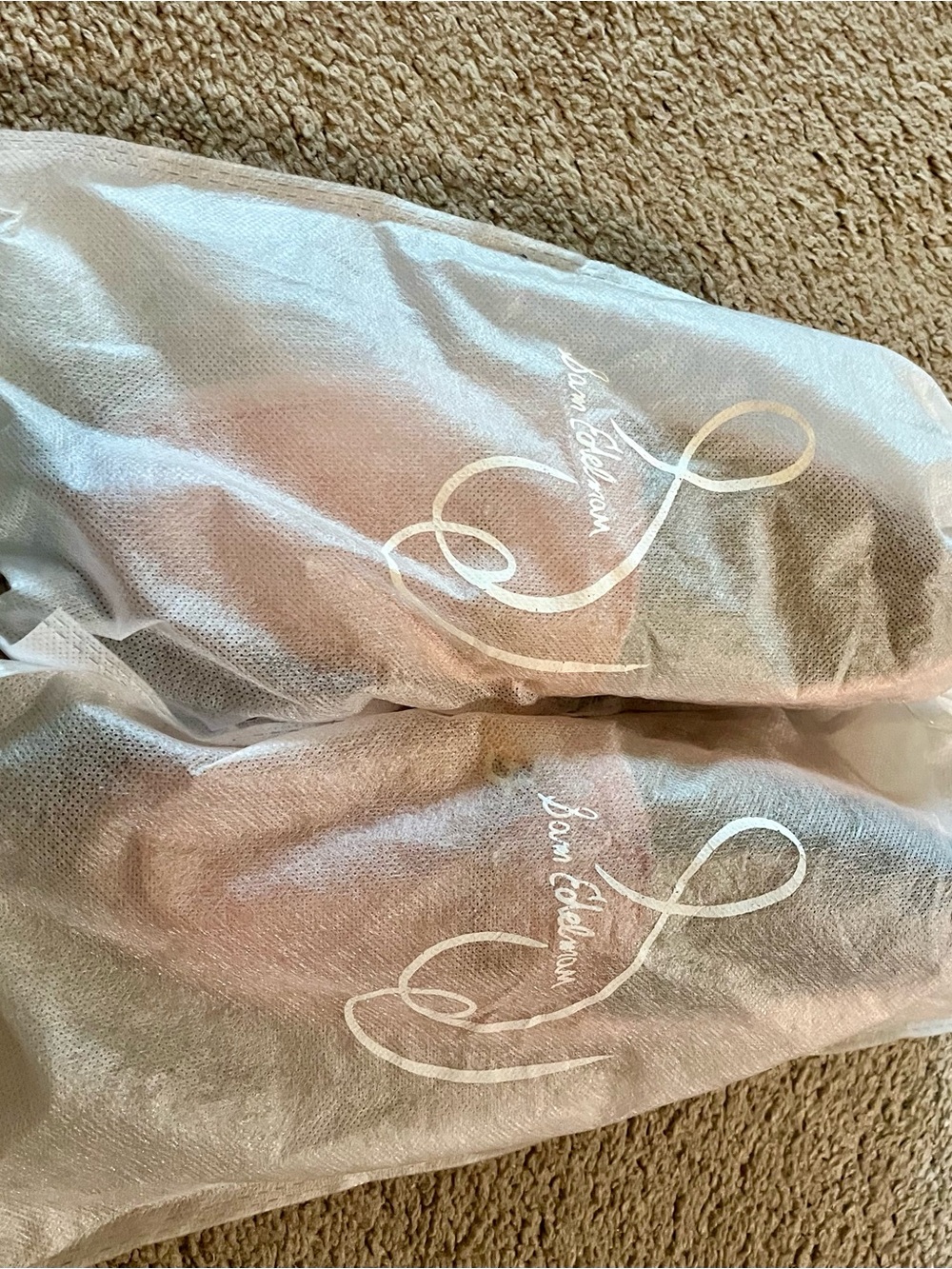 Sam Edelman Pink Tweed Slip-On Loafers with Gold Horsebit - Picture 3 of 3